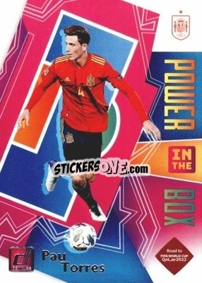 Sticker Pau Torres - Donruss Soccer Road to Qatar 2021-2022 n. 7pb - Panini