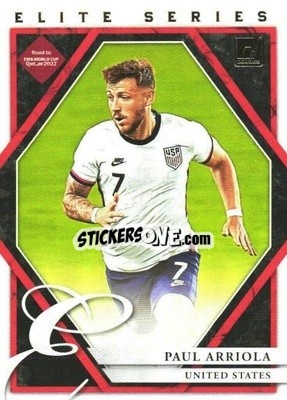 Sticker Paul Arriola - Donruss Soccer Road to Qatar 2021-2022 n. 6es - Panini
