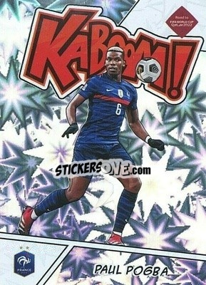 Sticker Paul Pogba - Donruss Soccer Road to Qatar 2021-2022 n. 13k - Panini