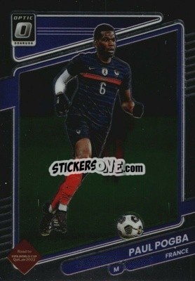 Sticker Paul Pogba - Donruss Soccer Road to Qatar 2021-2022 n. 56o - Panini