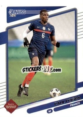 Sticker Paul Pogba - Donruss Soccer Road to Qatar 2021-2022 n. 56 - Panini