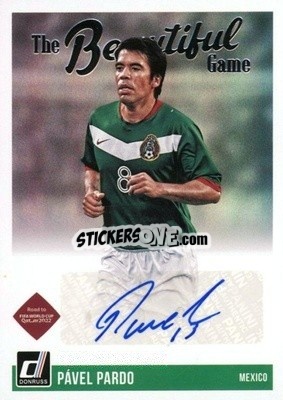 Sticker Pavel Pardo - Donruss Soccer Road to Qatar 2021-2022 n. BG-PPA - Panini