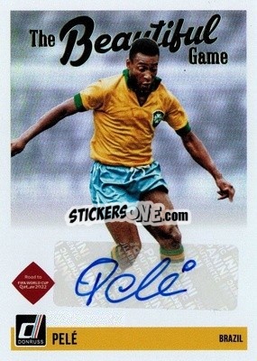 Sticker Pele - Donruss Soccer Road to Qatar 2021-2022 n. BG-P - Panini