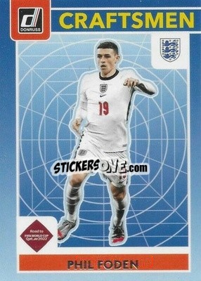 Sticker Phil Foden - Donruss Soccer Road to Qatar 2021-2022 n. 2c - Panini