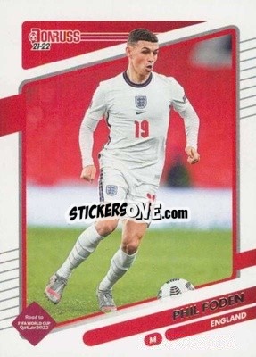 Figurina Phil Foden - Donruss Soccer Road to Qatar 2021-2022 - Panini