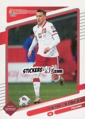 Sticker Piotr Zielinski - Donruss Soccer Road to Qatar 2021-2022 n. 109 - Panini