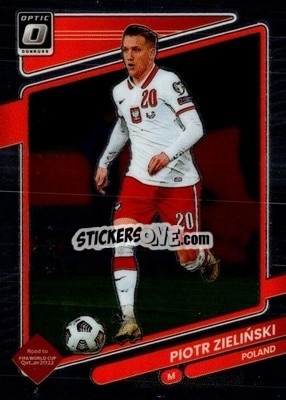Sticker Piotr Zielinski - Donruss Soccer Road to Qatar 2021-2022 n. 109o - Panini