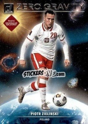 Sticker Piotr Zielinski - Donruss Soccer Road to Qatar 2021-2022 n. 20zg - Panini