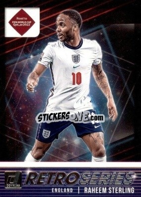 Sticker Raheem Sterling - Donruss Soccer Road to Qatar 2021-2022 n. 20rs - Panini