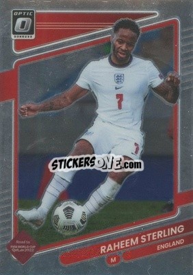 Sticker Raheem Sterling - Donruss Soccer Road to Qatar 2021-2022 n. 47o - Panini
