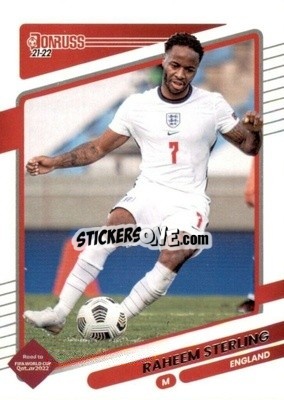 Sticker Raheem Sterling - Donruss Soccer Road to Qatar 2021-2022 n. 47 - Panini