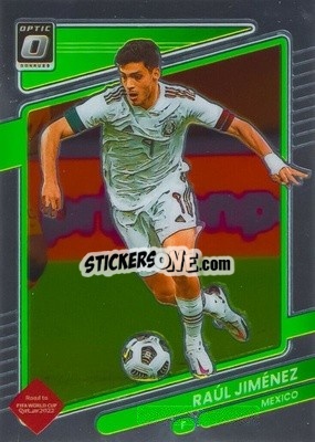 Sticker Raul Jimenez - Donruss Soccer Road to Qatar 2021-2022 n. 87o - Panini