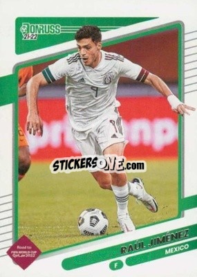 Sticker Raul Jimenez - Donruss Soccer Road to Qatar 2021-2022 n. 87 - Panini