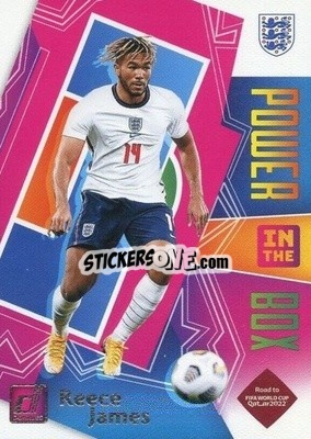 Sticker Reece James - Donruss Soccer Road to Qatar 2021-2022 n. 6pb - Panini