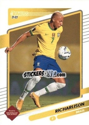 Sticker Richarlison - Donruss Soccer Road to Qatar 2021-2022 n. 20 - Panini
