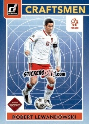 Sticker Robert Lewandowski - Donruss Soccer Road to Qatar 2021-2022 - Panini