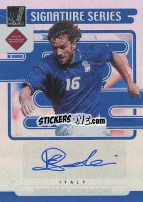 Sticker Roberto Donadoni - Donruss Soccer Road to Qatar 2021-2022 n. SS-RDO - Panini