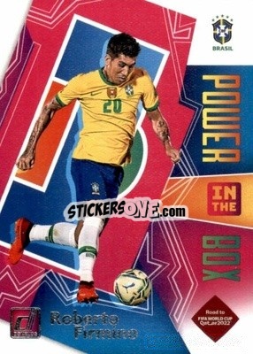Sticker Roberto Firmino - Donruss Soccer Road to Qatar 2021-2022 n. 18pb - Panini