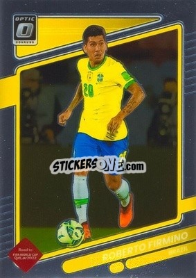Sticker Roberto Firmino - Donruss Soccer Road to Qatar 2021-2022 n. 25o - Panini