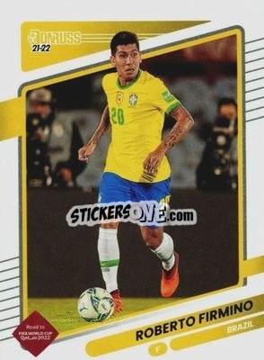 Sticker Roberto Firmino - Donruss Soccer Road to Qatar 2021-2022 n. 25 - Panini