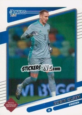 Sticker Robin Olsen - Donruss Soccer Road to Qatar 2021-2022 n. 156 - Panini