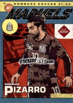 Sticker Rodolfo Pizarro - Donruss Soccer Road to Qatar 2021-2022 n. 20nm - Panini