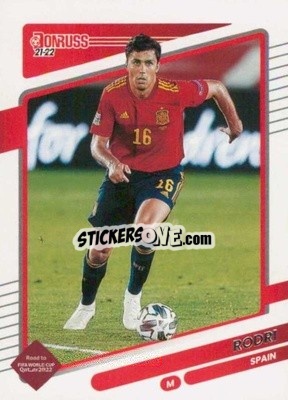 Sticker Rodri - Donruss Soccer Road to Qatar 2021-2022 n. 149 - Panini