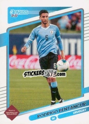 Sticker Rodrigo Bentancur - Donruss Soccer Road to Qatar 2021-2022 n. 172 - Panini