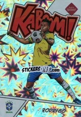 Sticker Rodrygo - Donruss Soccer Road to Qatar 2021-2022 n. 19k - Panini