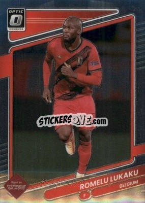 Sticker Romelu Lukaku - Donruss Soccer Road to Qatar 2021-2022 n. 13o - Panini