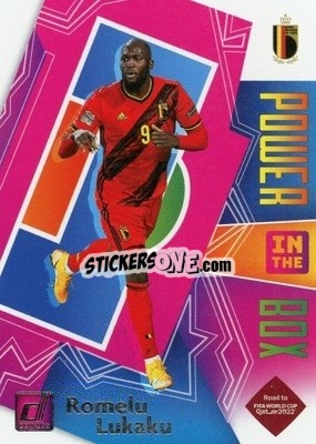 Sticker Romelu Lukaku - Donruss Soccer Road to Qatar 2021-2022 n. 2pb - Panini