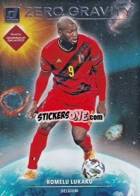 Sticker Romelu Lukaku - Donruss Soccer Road to Qatar 2021-2022 n. 10zg - Panini