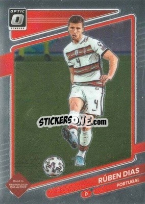 Sticker Ruben Dias - Donruss Soccer Road to Qatar 2021-2022 n. 117o - Panini