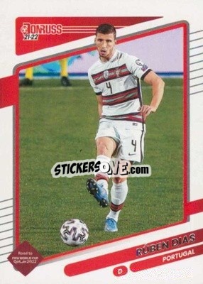 Sticker Ruben Dias - Donruss Soccer Road to Qatar 2021-2022 n. 117 - Panini