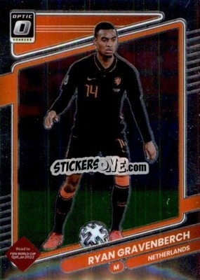 Sticker Ryan Gravenberch - Donruss Soccer Road to Qatar 2021-2022 n. 96o - Panini