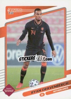 Sticker Ryan Gravenberch - Donruss Soccer Road to Qatar 2021-2022 n. 96 - Panini
