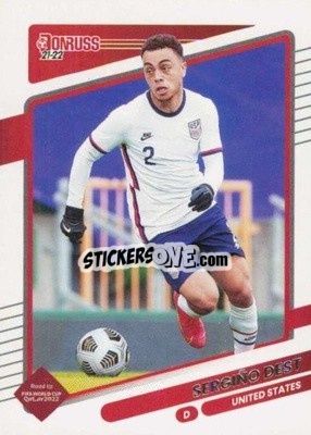 Sticker Sergino Dest - Donruss Soccer Road to Qatar 2021-2022 n. 162 - Panini
