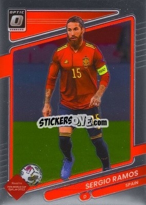 Sticker Sergio Ramos - Donruss Soccer Road to Qatar 2021-2022 n. 144o - Panini