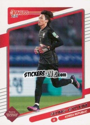 Sticker Seung-gyu Kim - Donruss Soccer Road to Qatar 2021-2022 n. 136 - Panini