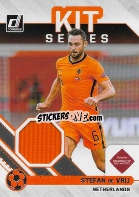 Sticker Stefan de Vrij - Donruss Soccer Road to Qatar 2021-2022 n. KS-SDV - Panini