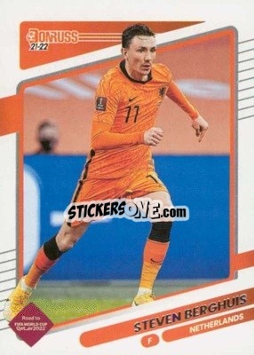 Sticker Steven Berghuis - Donruss Soccer Road to Qatar 2021-2022 n. 94 - Panini
