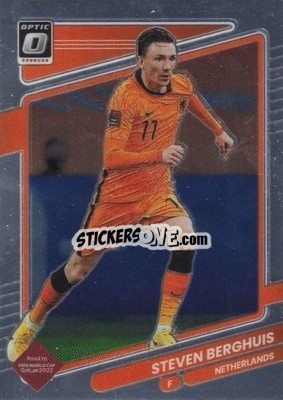 Sticker Steven Berghuis - Donruss Soccer Road to Qatar 2021-2022 n. 94o - Panini