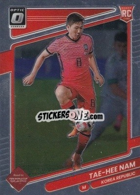 Sticker Tae-hee Nam - Donruss Soccer Road to Qatar 2021-2022 n. 134o - Panini