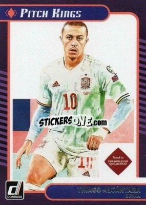Sticker Thiago Alcantara - Donruss Soccer Road to Qatar 2021-2022 n. 1pk - Panini