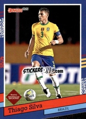 Sticker Thiago Silva - Donruss Soccer Road to Qatar 2021-2022 n. 20dt - Panini