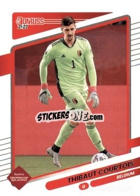 Sticker Thibaut Courtois - Donruss Soccer Road to Qatar 2021-2022 n. 9 - Panini