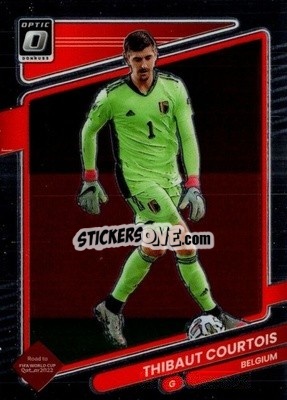 Sticker Thibaut Courtois - Donruss Soccer Road to Qatar 2021-2022 n. 9o - Panini