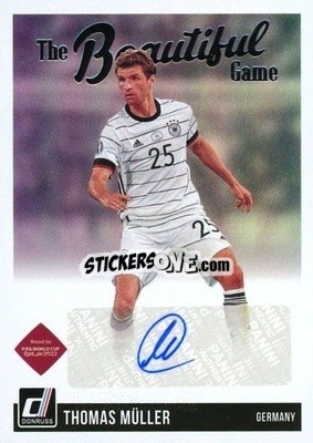 Sticker Thomas Muller - Donruss Soccer Road to Qatar 2021-2022 n. BG-TM - Panini