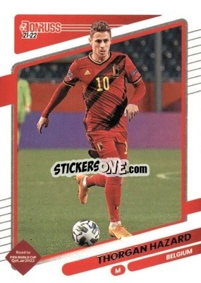 Sticker Thorgan Hazard - Donruss Soccer Road to Qatar 2021-2022 n. 15 - Panini