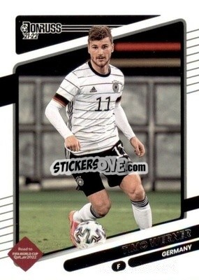 Sticker Timo Werner - Donruss Soccer Road to Qatar 2021-2022 n. 70 - Panini